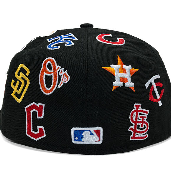 Kšiltovka New Era - MLB All Over Logo 59FIFTY - Black