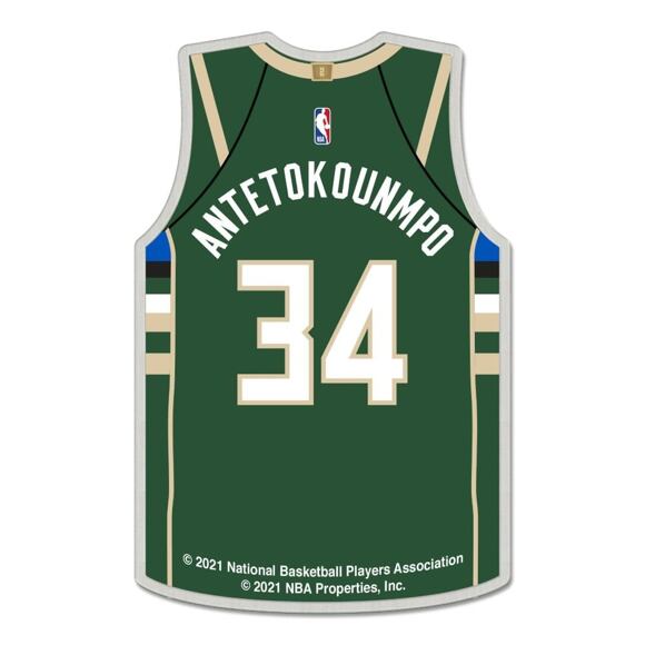 Připínáček WinCraft by Fanatics - NBA - Jewelry Card - Giannis Antetokounmpo