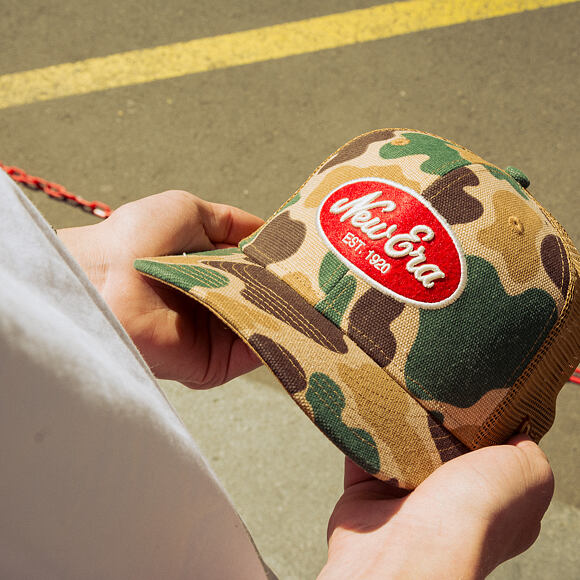 Kšiltovka New Era - Branded Duck Camo 9FIFTY - Wheat