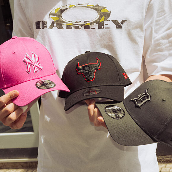 Kšiltovka New Era - MLB Team Outline 9FORTY - Detroit Tigers - Steel / Black