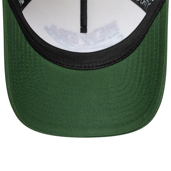 Kšiltovka New Era - Branded Graphic 9FORTY M-CROWN A-Frame Trucker - Cream / Cilantro Green
