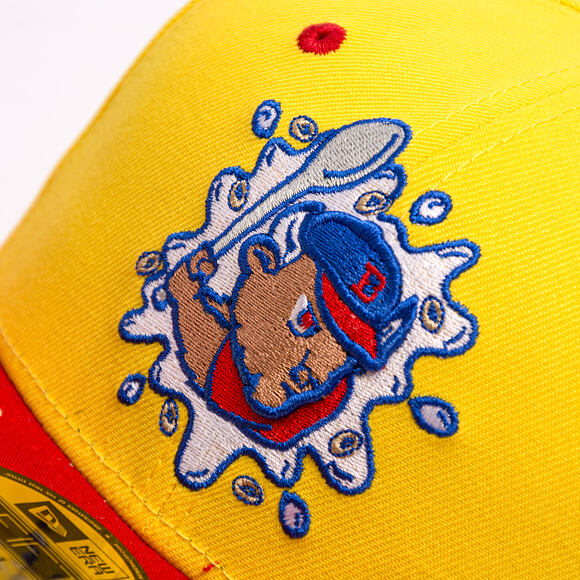 Kšiltovka New Era - MiLB Theme Nights 59FIFTY - Buffalo Bisons - Splash Bison - Yellow / Red
