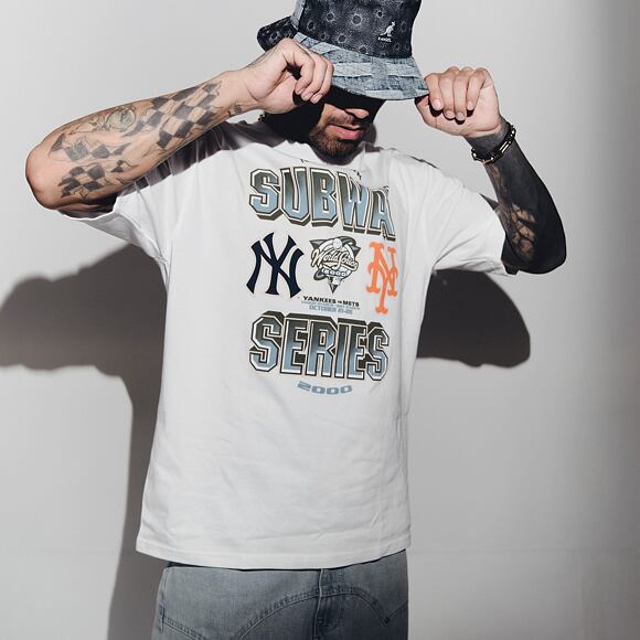 Triko New Era - MLB Subway Series Oversized Tee - MLB - White
