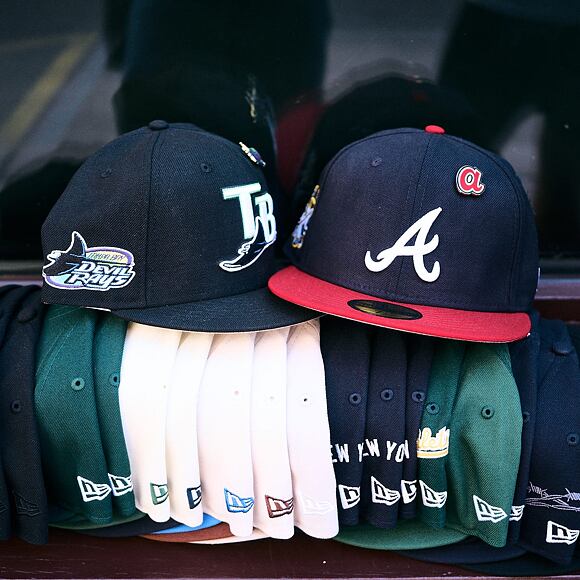 Kšiltovka New Era - MLB IMAGE DROP 59FIFTY - Tampa Bay Rays - Black