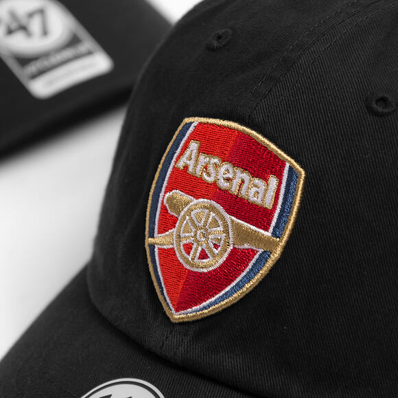 Kšiltovka '47 Brand - Clean Up Arsnfc - Arsenal FC - Black