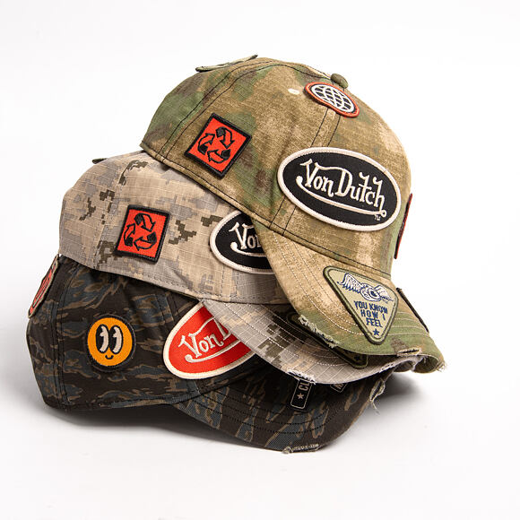 Kšiltovka Von Dutch - Baseball - Camo Patch - Camo