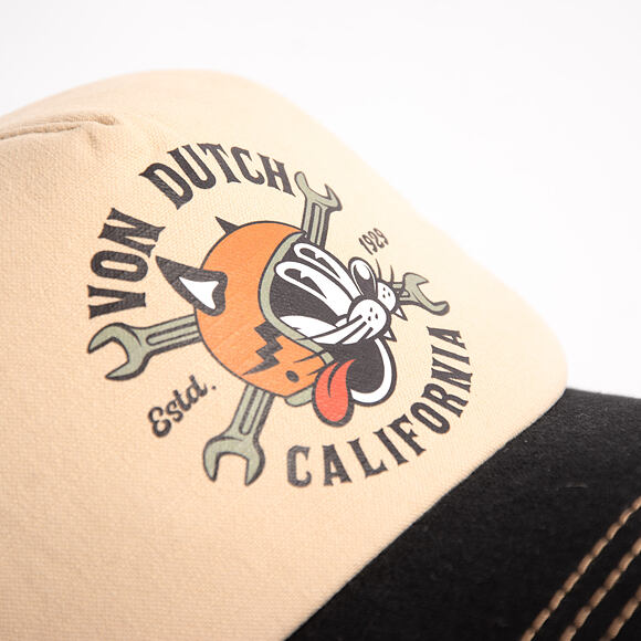 Kšiltovka Von Dutch - Trucker - Print - Black