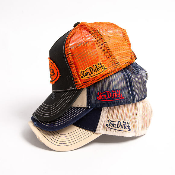 Kšiltovka Von Dutch - Baseball - Vintage Distressed - Black / Grey