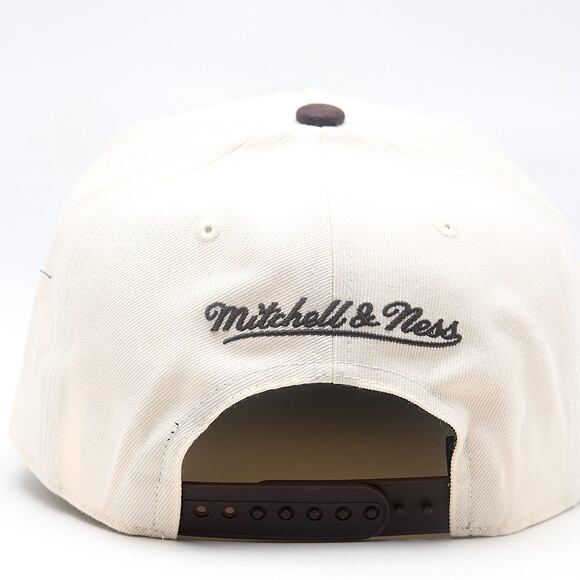 Kšiltovka Mitchell & Ness - NBA Brown And Cream Pro Snapback Hwc - Philadelphia 76ers - Cream