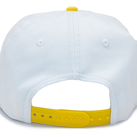 Kšiltovka New Era New York Yankees White/Yellow Pop Leabas Snapback