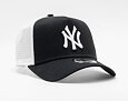 Kšiltovka New Era - MLB Clean 9FORTY Trucker - NY Yankees - Navy / White
