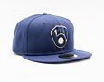 Kšiltovka New Era 59FIFTY MLB Authentic Performance Milwaukee Brewers Fitted Team Color