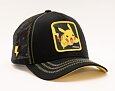 Kšiltovka Capslab - Pokémon Trucker - Pikachu Thunderbolt - Black / Yellow