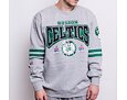Mikina Mitchell & Ness All Over Print Fleece Crew Boston Celtics Grey Heather