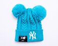 Dámský kulich New Era MLB Womens Double Pom Cuff Knit New York Yankees CCT