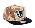 Kšiltovka Mitchell & Ness Brooklyn Nets Choco Camo Snapback Camo