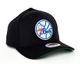 Kšiltovka Mitchell & Ness Philadelphia 76ers 50th Anniversary Patch 110 Snapback Black