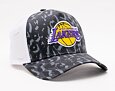 Kšiltovka New Era 9FORTY Trucker Wild Camo Los Angeles Lakers Snapback Black