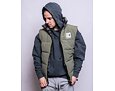 Vesta Karl Kani OG Reversible Paisley Puffer Vest black/military green