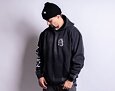 Mikina Rip & Dip Mystic Jerm Hoodie Black Faded Wash