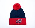 Kulich Mitchell & Ness TWO TONE POM BEANIE HWC Houston Rockets Blue