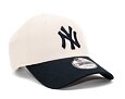 Kšiltovka New Era 9FORTY MLB New York Yankees Light Cream / Navy