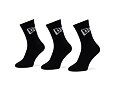 Ponožky New Era - Flag Crew 3Pack - Black