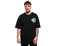 Triko New Era NBA Arch WordMark Oversized Tee Boston Celtics Black / Kelly Green