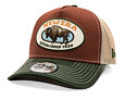 Kšiltovka New Era - Animal Oval Patch 9FORTY Trucker - Dark Seaweed / Auburn