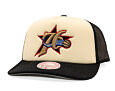 Kšiltovka Mitchell & Ness - NBA Vintage Block Trucker HWC - Philadelphia 76Ers - Cream