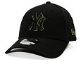 Kšiltovka New Era - MLB Team Outline 9FORTY - NY Yankees - Black / Olive