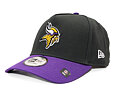 Kšiltovka New Era - NFL Charcoal Drop 9FORTY A-Frame - Minnesota Vikings - Steel Clouds / Purple