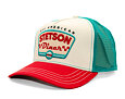 Kšiltovka Stetson - Stetson Diner Trucker - Cream / Red / Teal