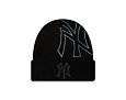 Kulich New Era - MLB Wordmark Beanie Medium Knit - NY Yankees - Black