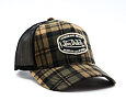 Kšiltovka Von Dutch - Plaid Legendary Brand Patch Baseball - Brown / Black