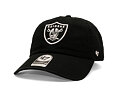 Kšiltovka '47 Brand - NFL CLEAN UP - Las Vegas Raiders - Black