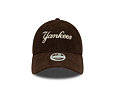 Dámská Kšiltovka New Era - MLB Cord Script 9TWENTY - NY Yankees - Chestnut Brown / Stone