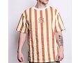 Triko New Era MLB Oversized Stripe New York Yankees Off White / Toffee