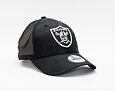 Dětská kšiltovka New Era 9FORTY Trucker NFL Home Field Trucker Las Vegas Raiders Strapback Black