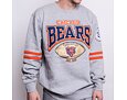 Mikina Mitchell & Ness All Over Print Fleece Crew Chicago Bears Grey Heather