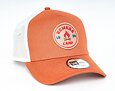 Kšiltovka New Era 9FORTY A-Frame Trucker Camp Patch Rust