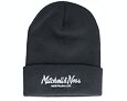 Kulich Mitchell & Ness Branded Pinscript Cuff Knit Charcoal