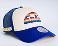 Kšiltovka Mitchell & Ness Denver Nuggets Off White Trucker HWC Off White