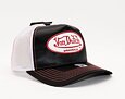 Kšiltovka Von Dutch Cary Trucker Satin Black/White