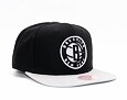 Kšiltovka Mitchell & Ness PATCH OVERLOAD SNAPBACK BROOKLYN NETS Black / Grey