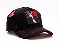 Kšiltovka Capslab - Naruto A-Frame - Akatsuki Clouds Itachi - Black / Red