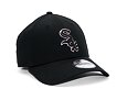 Kšiltovka New Era 9FORTY MLB Team Outline Chicago White Sox Black / Rose Pink