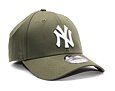 Kšiltovka New Era - MLB Essential 39THIRTY - NY Yankees - New Olive / White