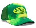Kšiltovka Von Dutch - Originals Tie Dye Cotton Twill Boston Trucker - Green