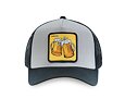 Kšiltovka Capslab - Cheers Beer Trucker - Grey / Petrol